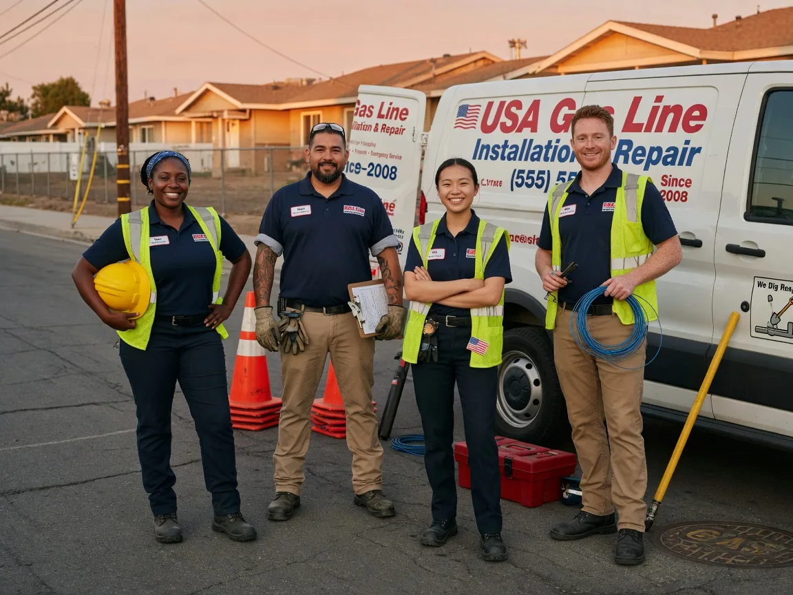 Gas Line Installation company in Pottsville, TX